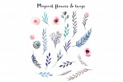 Watercolor Magic Flowers Product Image 2
