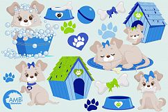 Boy Puppy Dog clipart, graphics, illustrations AMB-1930 Product Image 4