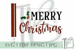 Merry Christmas SVG, Grain sack SVG, Christmas Sign SVG Product Image 2