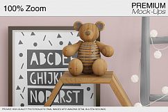 Kids Room &amp; Frame Mockup Product Image 17