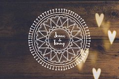 Hand drawn Love Mandalas Product Image 2