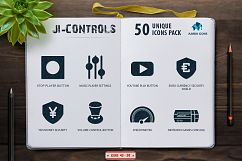 Glyph Control Icons Set Product Image 3