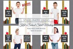 Kids t shirt Mockup Back to School Bundle Product Image 6