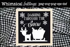 Dashing Through The Snow 2 SVG Product Image 1
