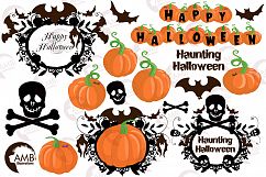 Halloween Haunting  pumpkins clipart, graphics, illustrations AMB-996 Product Image 5