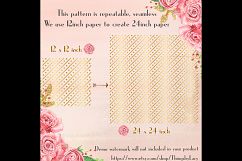 16 Seamless Gold Minimalist Dot Overlay Transparent Papers Product Image 25