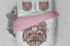 Yorkshire terrier dog print design Product Image 3