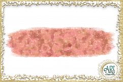 Brush Strokes in Blooming Dahlia - Pink Glitter - Digital Clipart 30 of beautiful PNG files Product Image 24