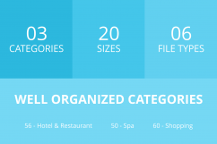166 Hotel &amp; Relaxation Filled Low Poly Icons Product Image 3