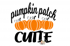 Pumpkin Patch cutie svg file Children&#039;s Halloween shirt svg Product Image 2