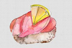 Watercolor sushi PNG watercolor set Product Image 8