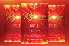 Rejoice Christmas Flyer Poster Template Product Image 2