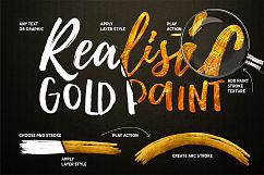 Gold Paint Effect For Photoshop Product Image 2