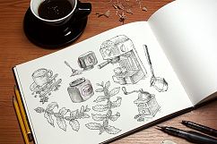 Watercolor Coffee Break Product Image 10