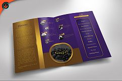 Gold and Violet Church Anniversary Program Template Product Image 2
