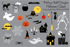 Halloween Clipart Graphics Product Image 1
