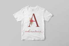 Floral Alphabet and Graphics  Product Image 6