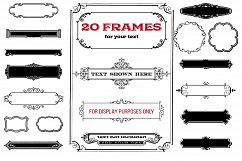 Vintage Ornaments Set - AI, EPS, PNG Product Image 3