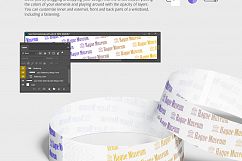 Tyvek Wristband Mockups Set Product Image 4