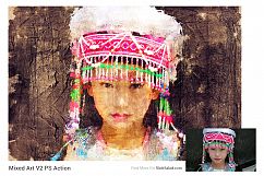 Mixed Art 2 Photoshop Action Product Image 15