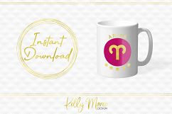 Aries Zodiac SVG File Product Image 5