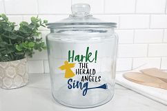 Hark the Herald Angels Sing - Christmas SVG Cut File - DXF Product Image 9