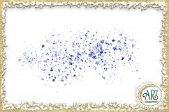 Brush Strokes in Blue and Rose Gold - Digital Clipart 21 of beautiful PNG files Product Image 17