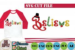 Believe SVG Cut File Product Image 1