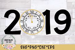 2019 New Years SVG Cut File Product Image 1