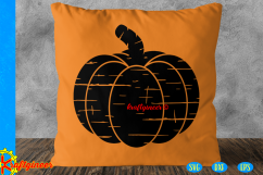 Halloween SVG, Distressed Cutest Little Pumpkin CUT FILE DXF Product Image 3