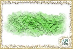 Lime Green Glitter Greenery Digital Clipart Brush Stroke - 24 of beautiful PNG files Product Image 5