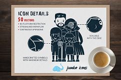 Glyph People Icons Set Product Image 2