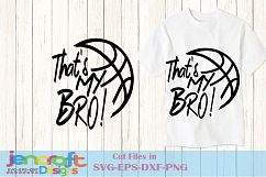 Basketball SVG - Biggest Fan SVG Big Little Sister Brother Product Image 4