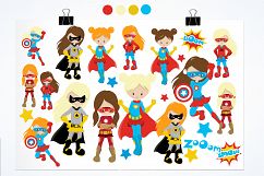 Superhero Girls  graphics and illustrations Product Image 2