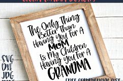 Grandma&#039;s SVG File, Mothers Day Svg, Cricut Cut File, PNG  Product Image 1
