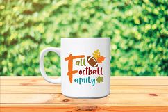 Fall Football Family SVG - Fall SVG Cut File - DXF EPS PNG Product Image 6