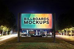Billborad Mockups at Night Vol.3 Product Image 4