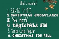 The Christmas Fonts Bundle with 6 Fonts & Bonus Product Image 4