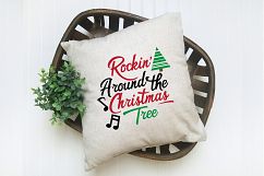 Rockin' Around the Christmas Tree - Christmas SVG Cut File Product Image 7
