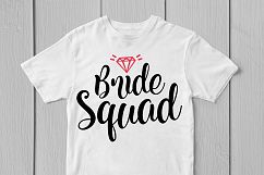 Bride Squad - Wedding SVG EPS DXF PNG Cutting Files Product Image 3