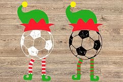 Elf Soccer Christmas svg merry christmas santa elf 1039s Product Image 2