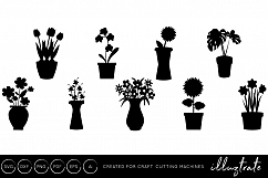 Vase SVG Cut File - Vases SVG Cut Files Product Image 1