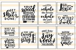 Motivational Quote SVG Cut Files Bundle Product Image 2