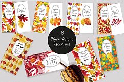Watercolor autumn leaves Product Image 4