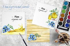 FLAX bundle. Hand painted watercolor Product Image 5