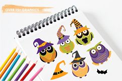 Halloween Owls graphics and illustrations Product Image 3