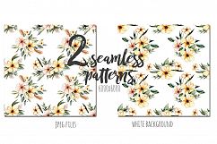 Arizona. Flower watercolor clip art. Product Image 4