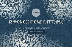 A collection of round hand-drawn patterns Product Image 1