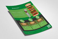 Fast Food Restaurant Flyer Template Product Image 3