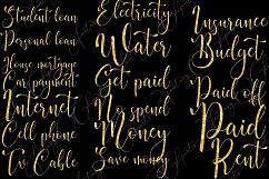 Monthly Bills Word Art Clipart Product Image 5